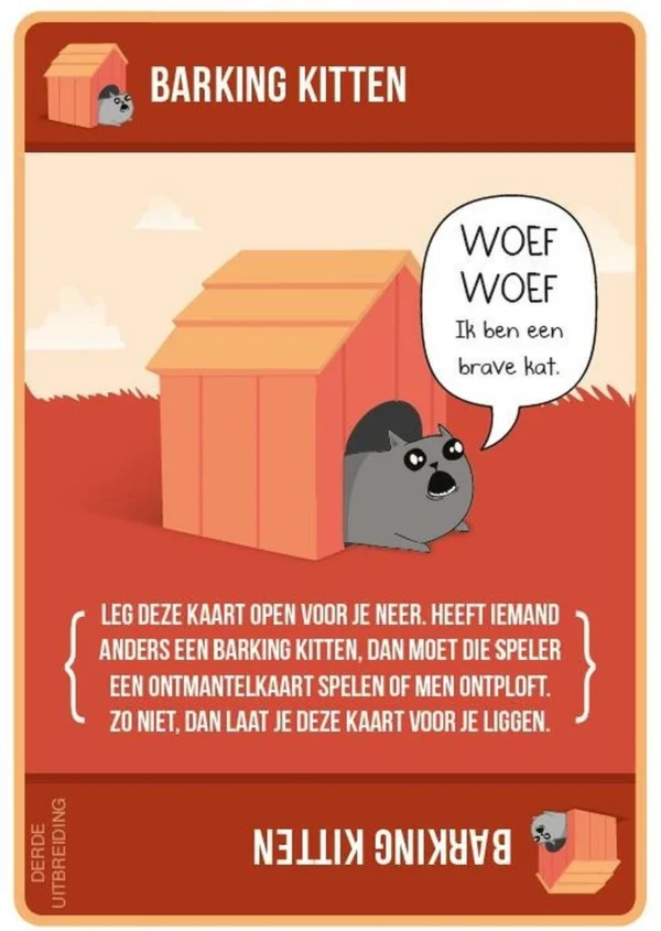 Exploding Kittens - Barking Kittens (NL) (Uitbreiding) - Afbeelding 3