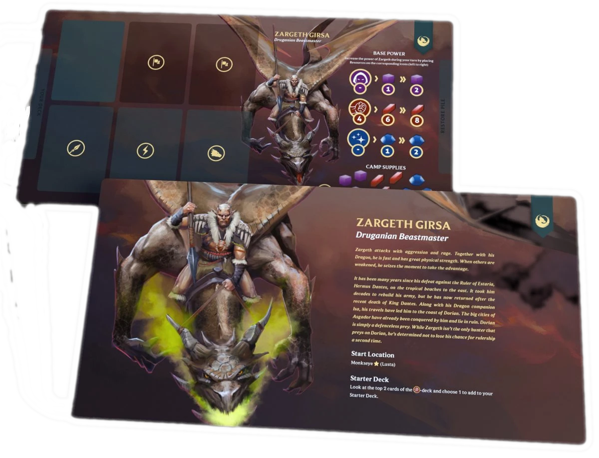 Return of Zargeth - Kingdoms Rise and Fall Dorian Expansion (ENG) - Afbeelding 2